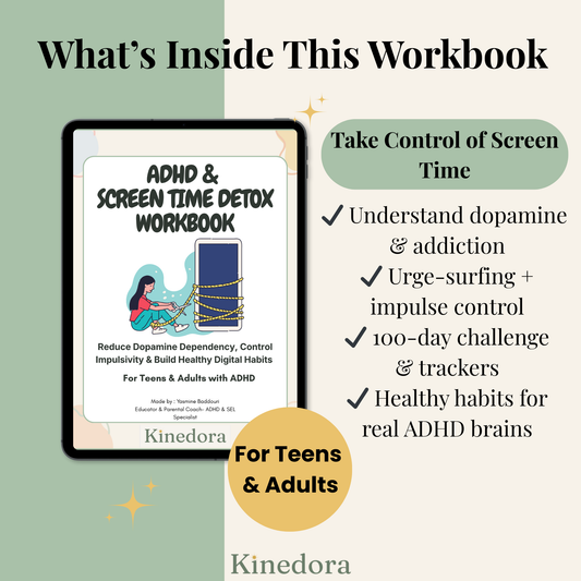 ADHD & Screen-Time Detox Workbook