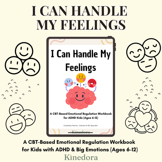 ADHD Emotional Regulation Workbook for Kids (6–12) | CBT-Based Tools