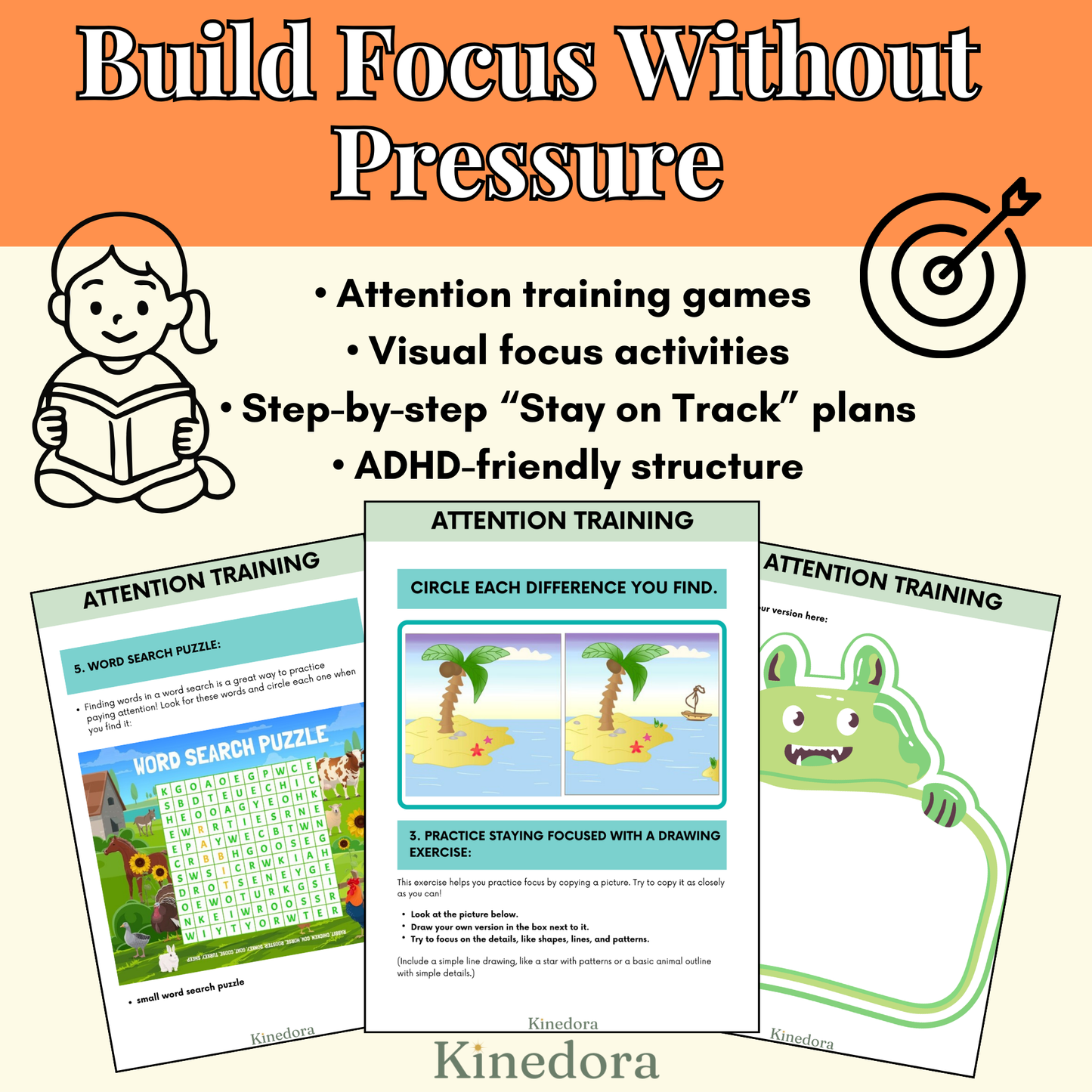 ADHD Emotional Regulation Workbook for Kids (6–12) | CBT-Based Tools